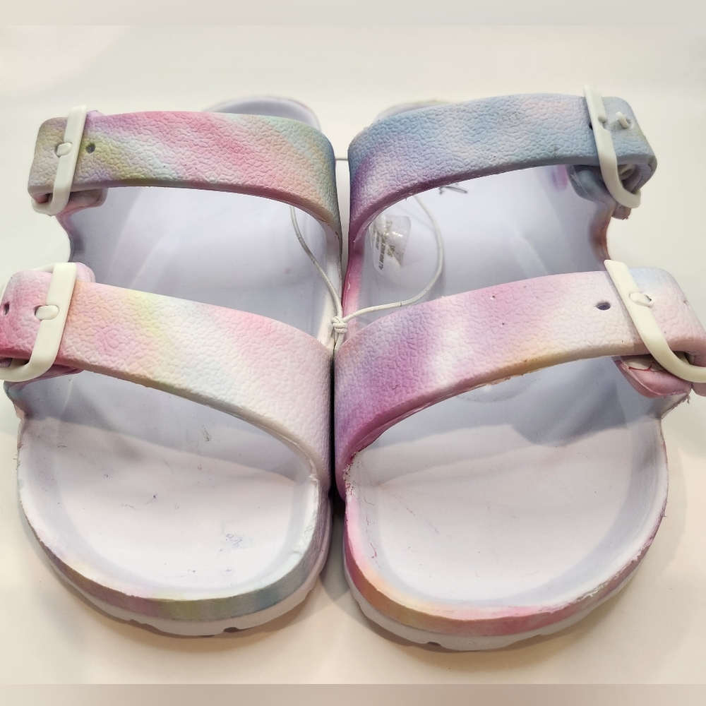 Gigil Girls Tye Dye Foam Sandals Size 13 New